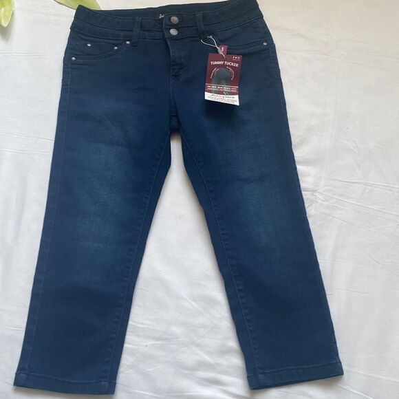 ⭐️nwt Suko Jeans High Waisted Stretch Denim Capris - Lift & Contour⭐️ - Picture 3 of 9